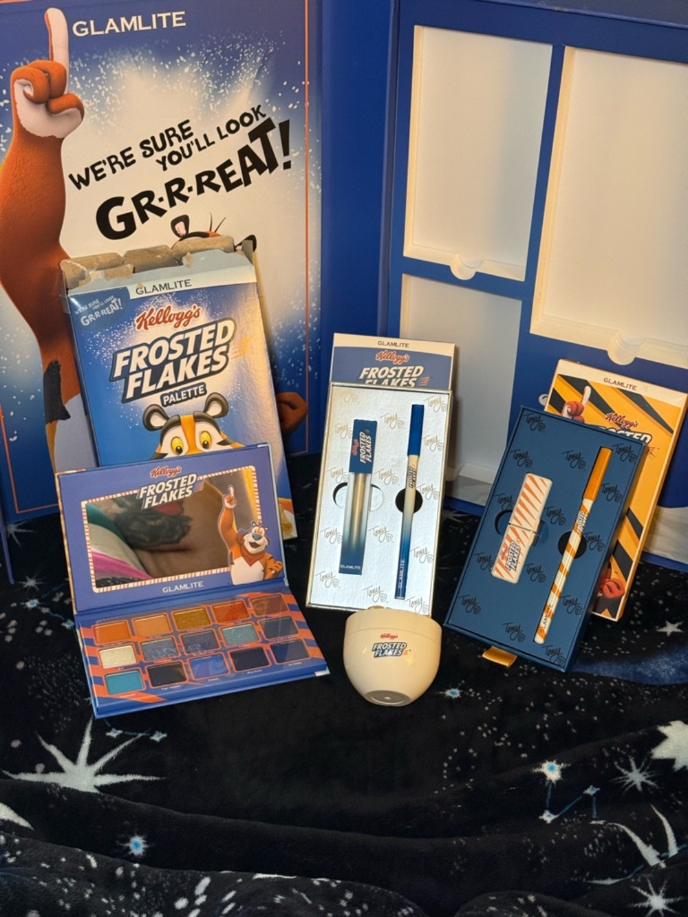 Kellogg's x Glamlite Frosted Flakes PR Collection - RARE